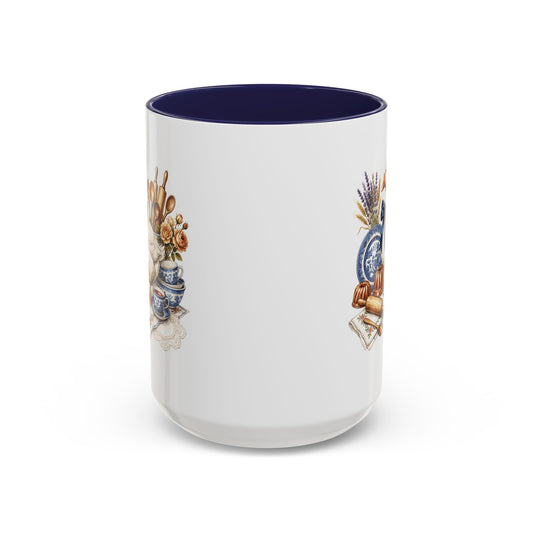 Goose with Tea Set Accent Coffee Mug | Country Kitchen