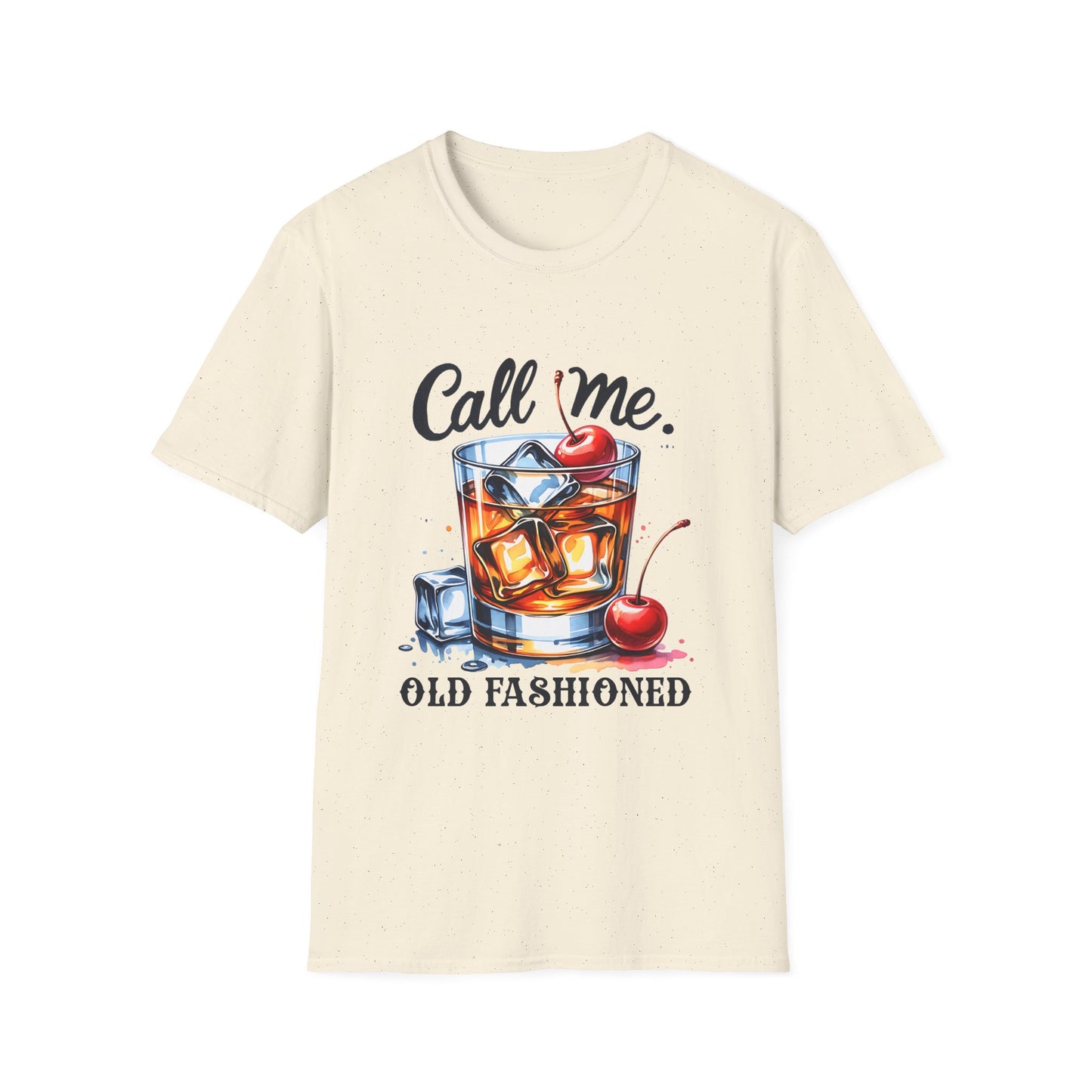 Call Me Old Fashioned T-Shirt — Retro Cocktail Graphic Tee