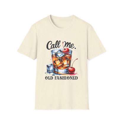 Call Me Old Fashioned T-Shirt — Retro Cocktail Graphic Tee