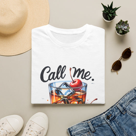Call Me Old Fashioned T-Shirt — Retro Cocktail Graphic Tee