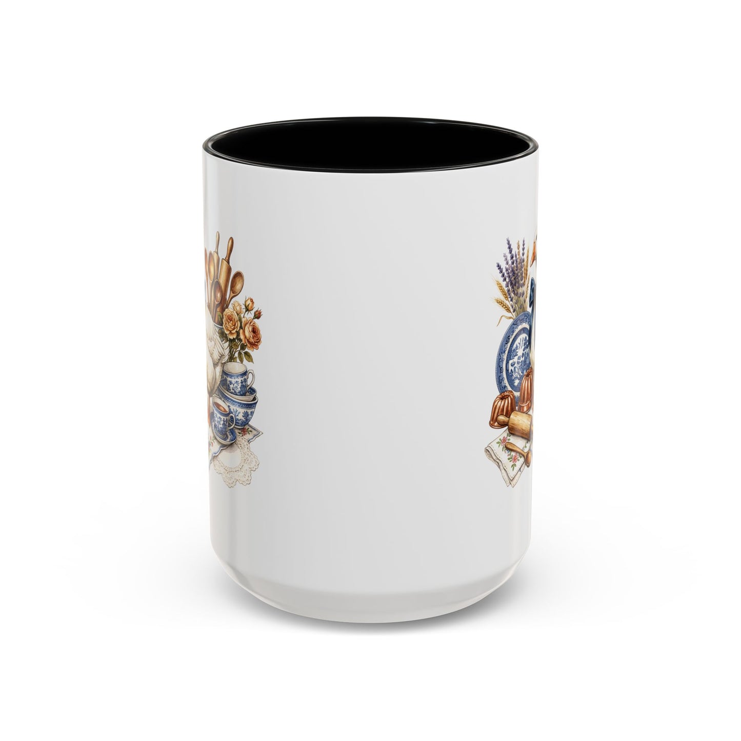 Goose with Tea Set Accent Coffee Mug | Country Kitchen