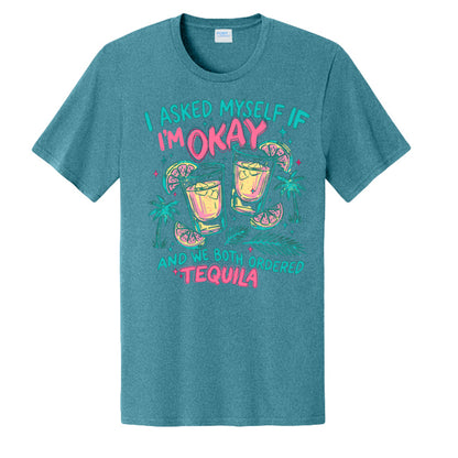 Vivid Teal Heather - PC43 - FRONT